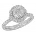 2.33 CT Women's Round Cut Diamond Engagement Ring